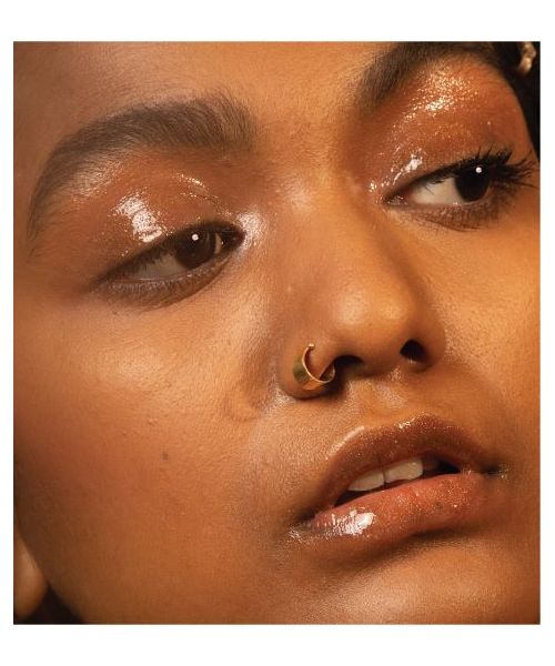 FAE Beauty: Bronze Gold Shimmer Lip Gloss - With Clickable Roller Ball Pen - Becoming - 6gm