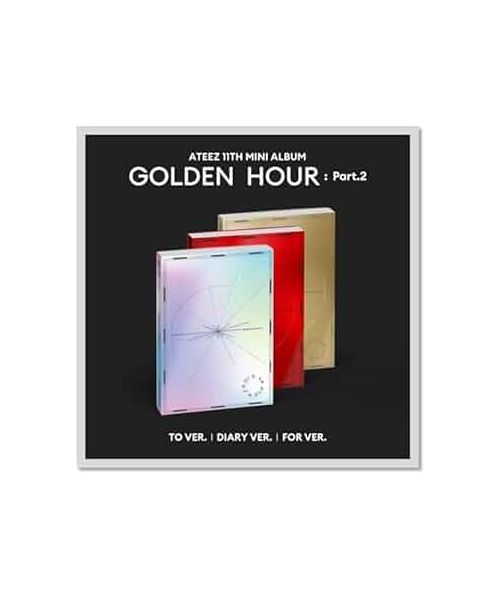 Cokodive: ATEEZ - GOLDEN HOUR : PART.2 11TH MINI ALBUM PHOTOBOOK SET