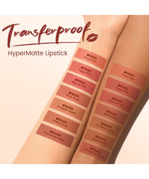 Focallure: Lasting Matte Lipstick-PK01 Coral Pink