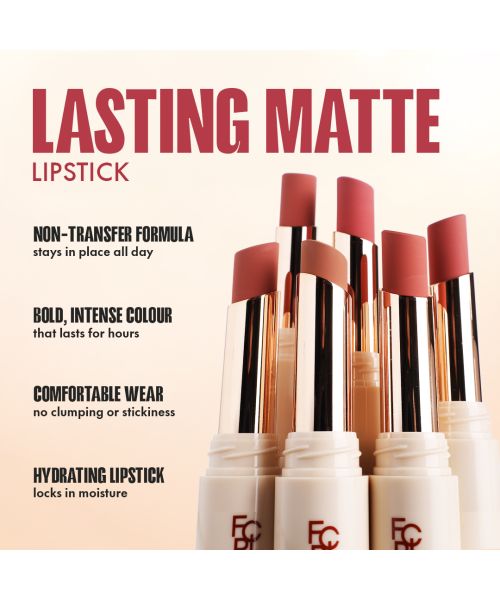 Focallure: Lasting Matte Lipstick-NU04 Cinnamon Nude