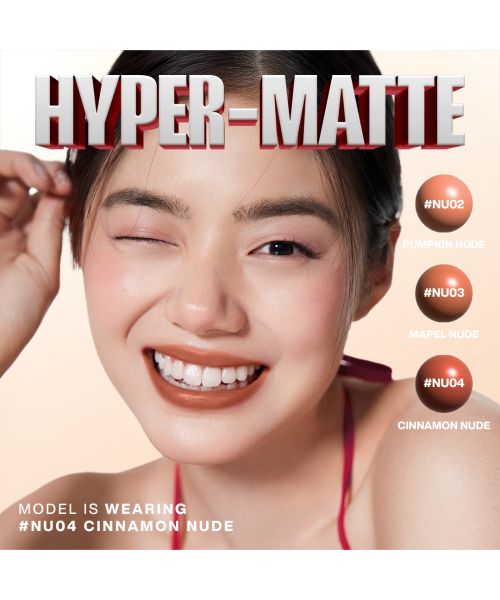 Focallure: Lasting Matte Lipstick-NU04 Cinnamon Nude