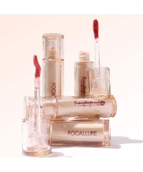 Focallure: Watery Transferproof lip cream-HOT PK03 Pinky Nude