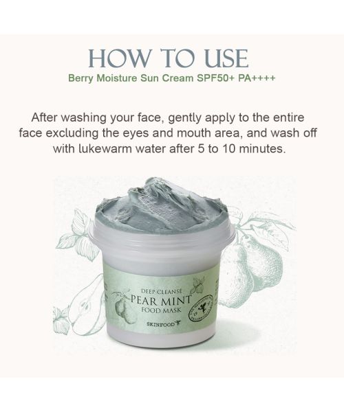 Skinfood: Pear Mint Food Mask120Ml