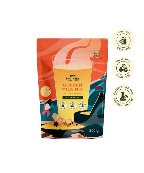 Two Brothers Organic Farms: Golden Milk Powder (200G)