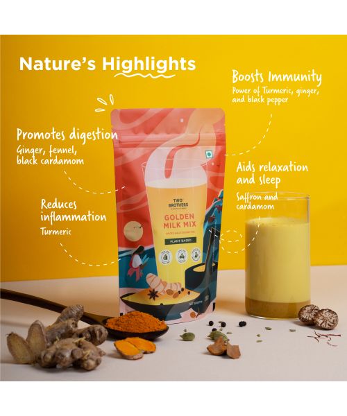 Two Brothers Organic Farms: Golden Milk Powder (200G)