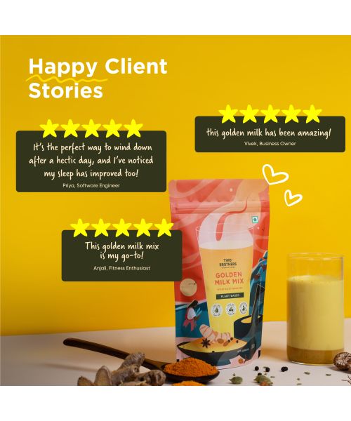 Two Brothers Organic Farms: Golden Milk Powder (200G)