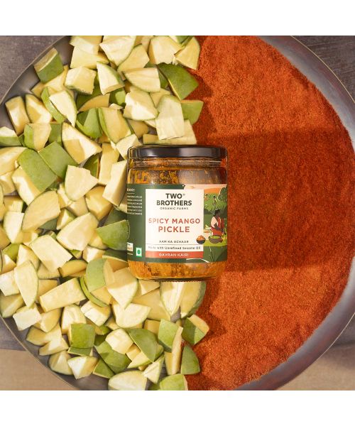 Two Brothers Organic Farms: Spicy Mango Pickle (300g)