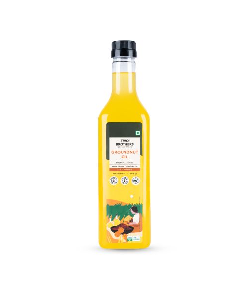 Two Brothers Organic Farms: Groundnut Oil 1 Litre