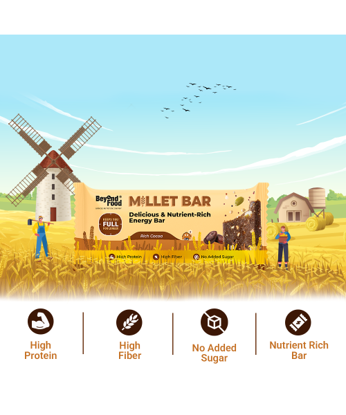 Beyond Food: Millet Bar - Rich Cocoa (Pack of 6)