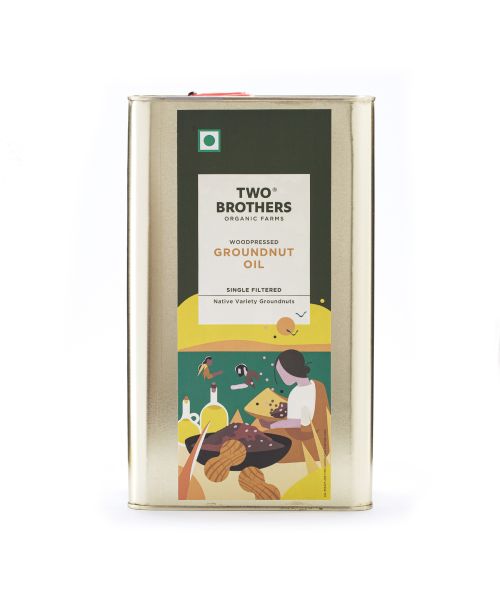 Two Brothers Organic Farms: Groundnut Oil 5litres