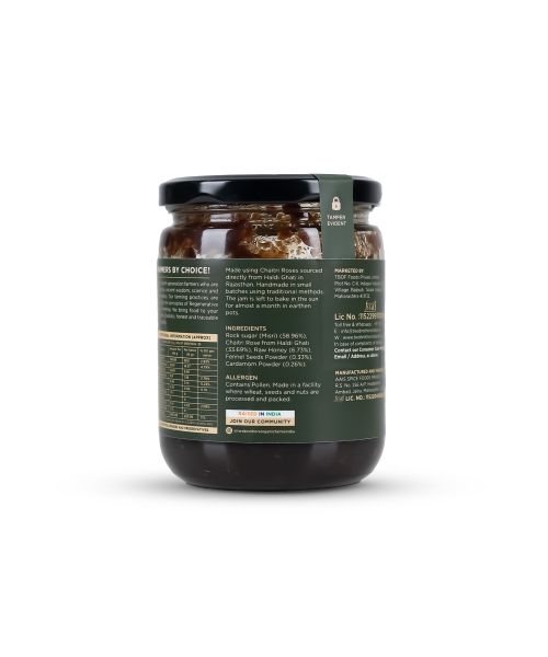 Two Brothers Organic Farms: Natural Gulkand |Rose Petal Jam (500G)