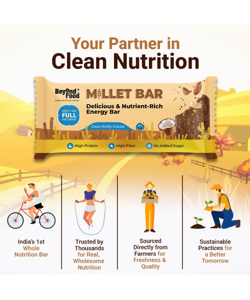 Beyond Food: Millet Bar - Rich Cocoa (Pack of 6)