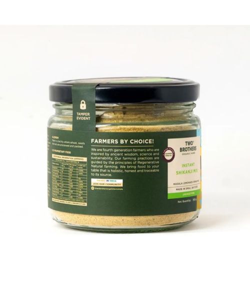 Two Brothers Organic Farms: Instant Shikanji Mix - 150g