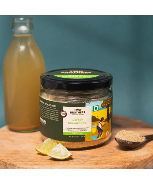 Two Brothers Organic Farms: Instant Shikanji Mix - 150g