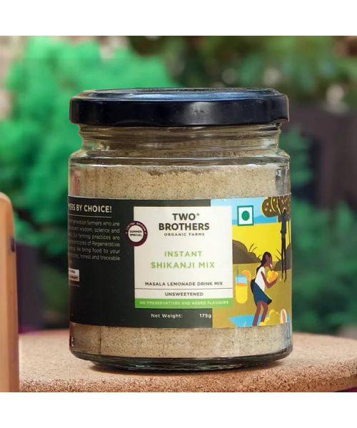 Two Brothers Organic Farms: Instant Shikanji Mix - 150g