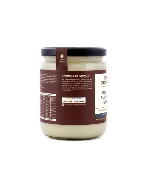 Two Brothers Organic Farms: Organic Buffalo Ghee (500Ml)