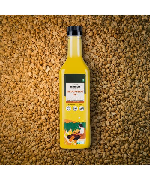 Two Brothers Organic Farms: Groundnut Oil 1 Litre