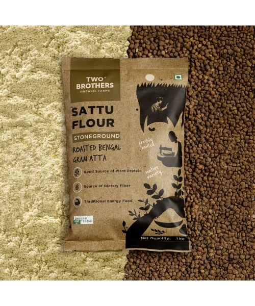Two Brothers Organic Farms: Sattu Atta (1 kg)