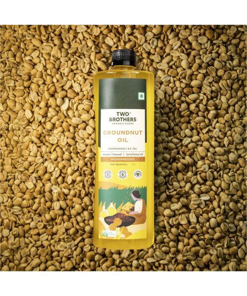 Two Brothers Organic Farms: Groundnut Oil 5litres