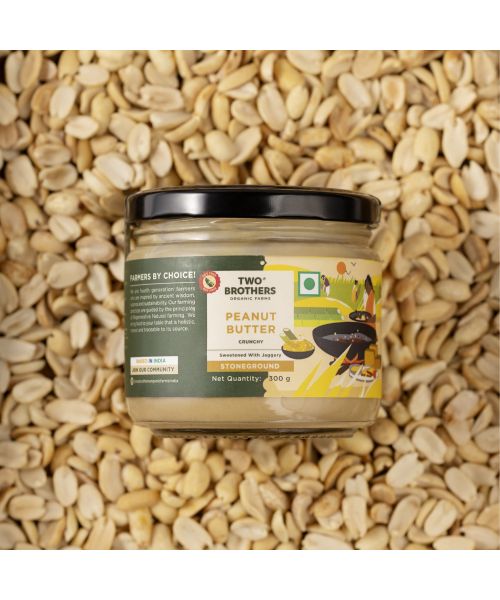 Two Brothers Organic Farms: Peanut Butter Crunchy (500 grams)