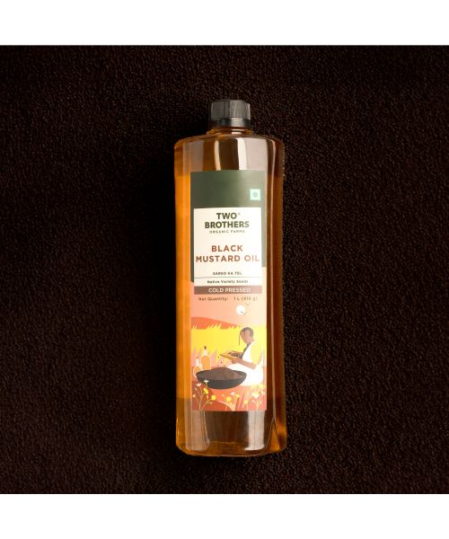 Two Brothers Organic Farms: Mustard Oil/Sarso Ka Tel (1L)