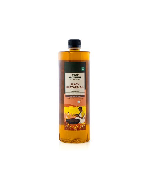 Two Brothers Organic Farms: Mustard Oil/Sarso Ka Tel (1L)