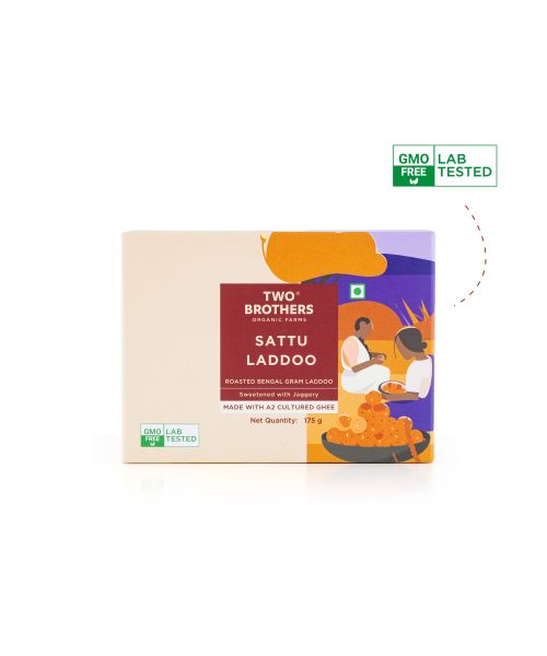 Two Brothers Organic Farms: Sattu Laddoo (175 g)
