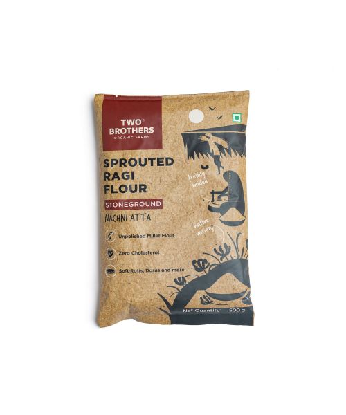 Two Brothers Organic Farms: Sprouted Rajgira Atta (500g)