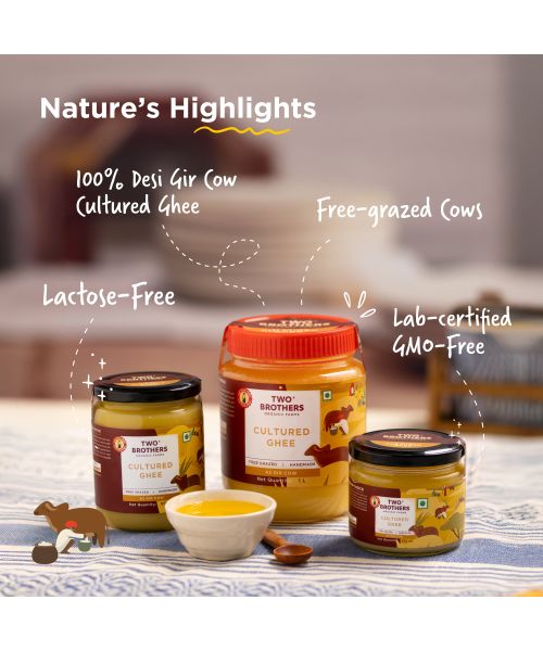 Two Brothers Organic Farms: A2 Ghee (1000 Ml)