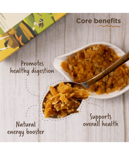 Two Brothers Organic Farms: Handmade Sugarcane Jaggery Block (900g)