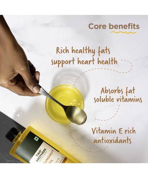 Two Brothers Organic Farms: Groundnut Oil 5litres