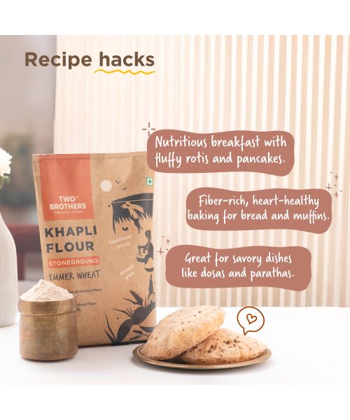 Two Brothers Organic Farms: Khapli Wheat Flour (2 kg)