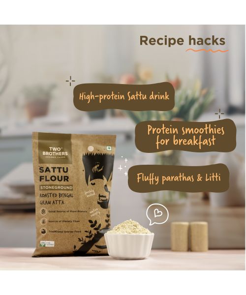 Two Brothers Organic Farms: Sattu Atta (1 kg)