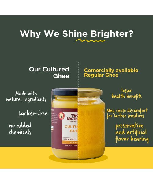 Two Brothers Organic Farms: A2 Ghee (1000 Ml)