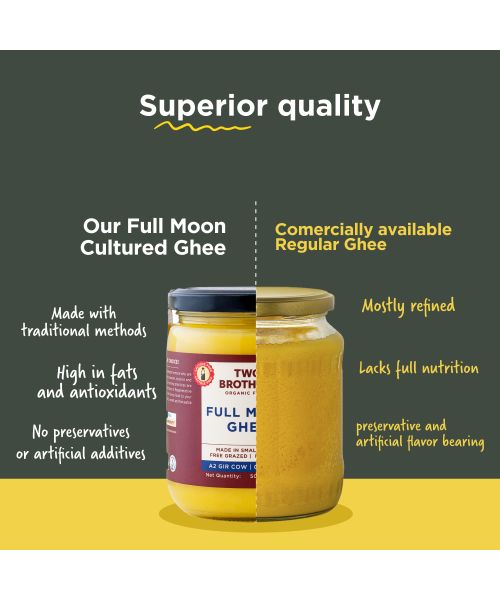 Two Brothers Organic Farms: A2 Ghee (250 Ml)