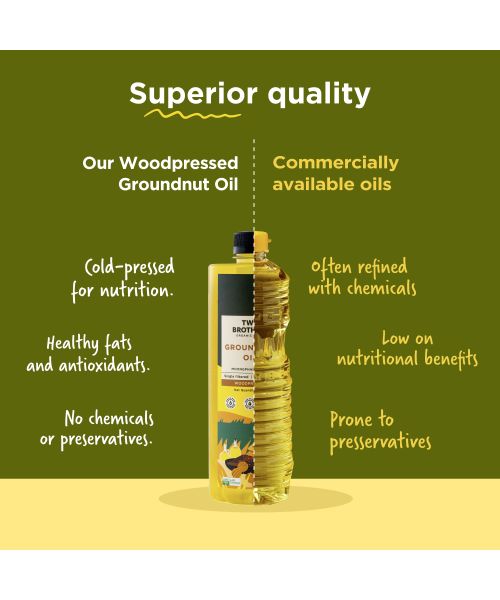 Two Brothers Organic Farms: Groundnut Oil 5litres