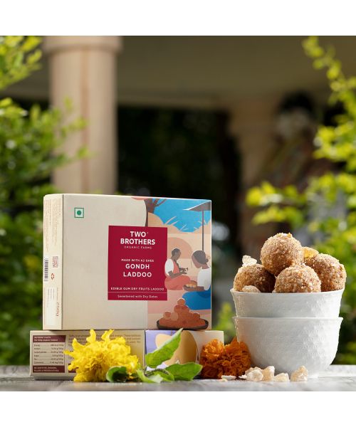 Two Brothers Organic Farms: Natural Gondh Laddoo (175 G)