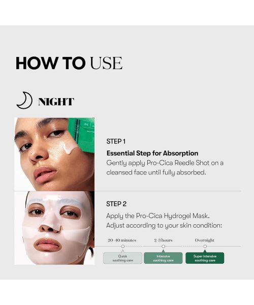 VT Cosmetics: Pro Cica Reedle Shot 100 2- step Hydrogel Mask