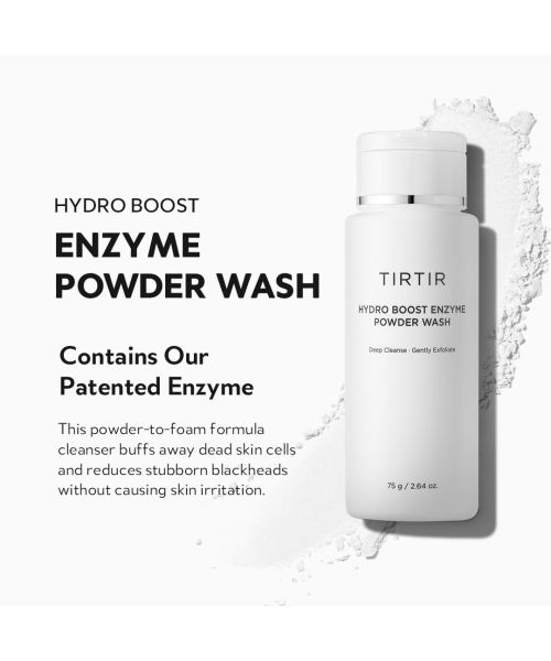 Tirtir: Hydro Boost Enzyme Powder Wash 75g