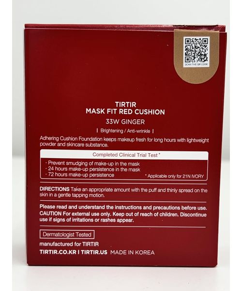 Tirtir: Mask Fit Red Cushion 33W Ginger 18g