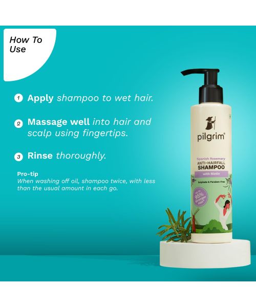 Pilgrim: Biotin Anti-Hairfall Shampoo - 200ml