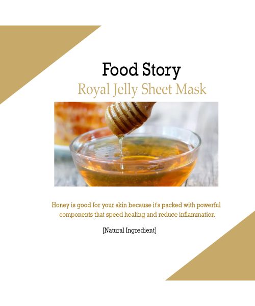 Orjena: Natural Moisture Royal Jelly Mask Sheet 23ml Pack of 3