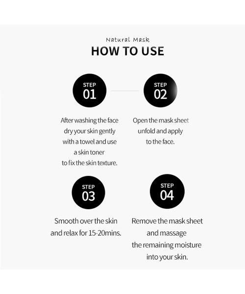 Orjena: Natural Moisture Royal Jelly Mask Sheet 23ml Pack of 3