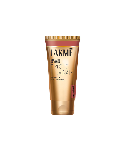 Lakme: Glycolic Illuminate Facewash with Glycolic Acid for Gentle Exfoliation & Illuminated Skin 50gm