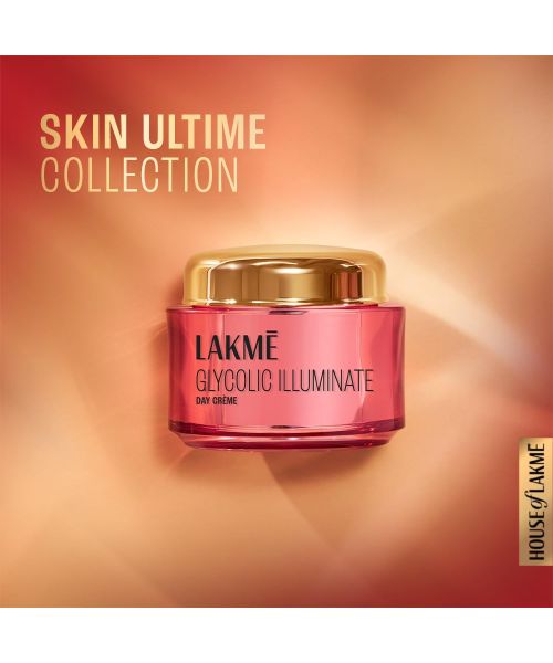 Lakme: Glycolic Illuminate Day Cream with Glycolic Acid for Radiant & Even Tone Skin