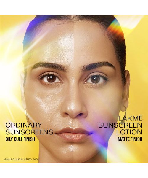 Lakme: Matte Sunscreen SPF 50 PA+++, Niacinamide|UVA/B Protection|For Normal To Oily Skin 100ml