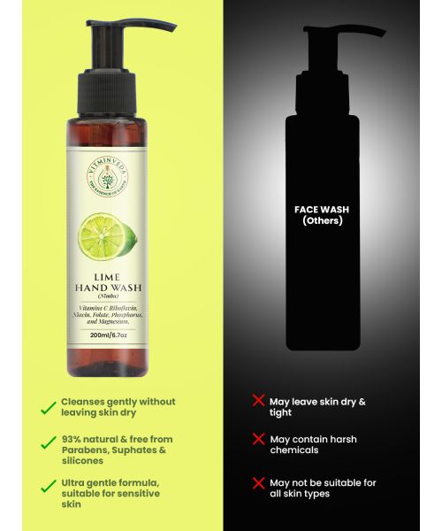 : Lime Hand Wash - Delightful Lime Fragrance 200ml