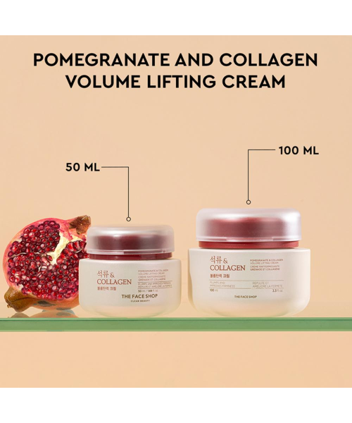The Face Shop: Pomegranate And Collagen Volume Lifting Cream (50ml)