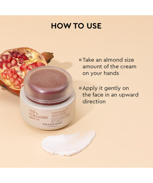 The Face Shop: Pomegranate And Collagen Volume Lifting Cream (50ml)