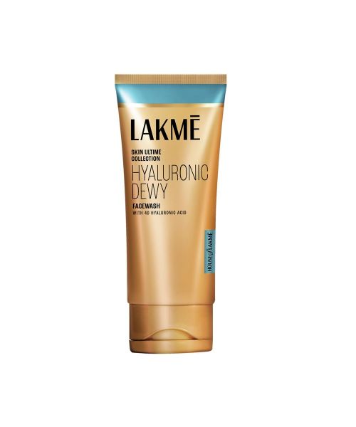 Lakme: Lakme© Hyaluronic Dewy Facewash with 4D Hyaluronic Acid for Deep Hydration & Glowing Skin, 100gm